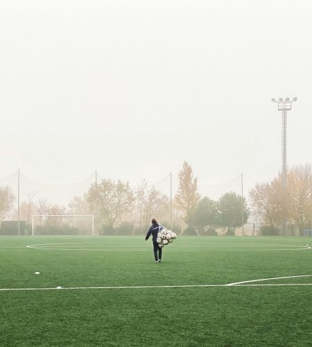 Coach on Pitch